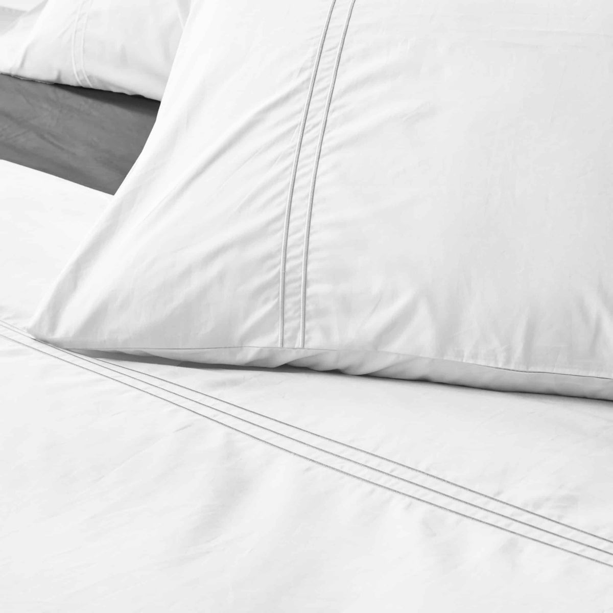 Duvet Cover 100% Egyptian Crispy Percale Cotton Plain White