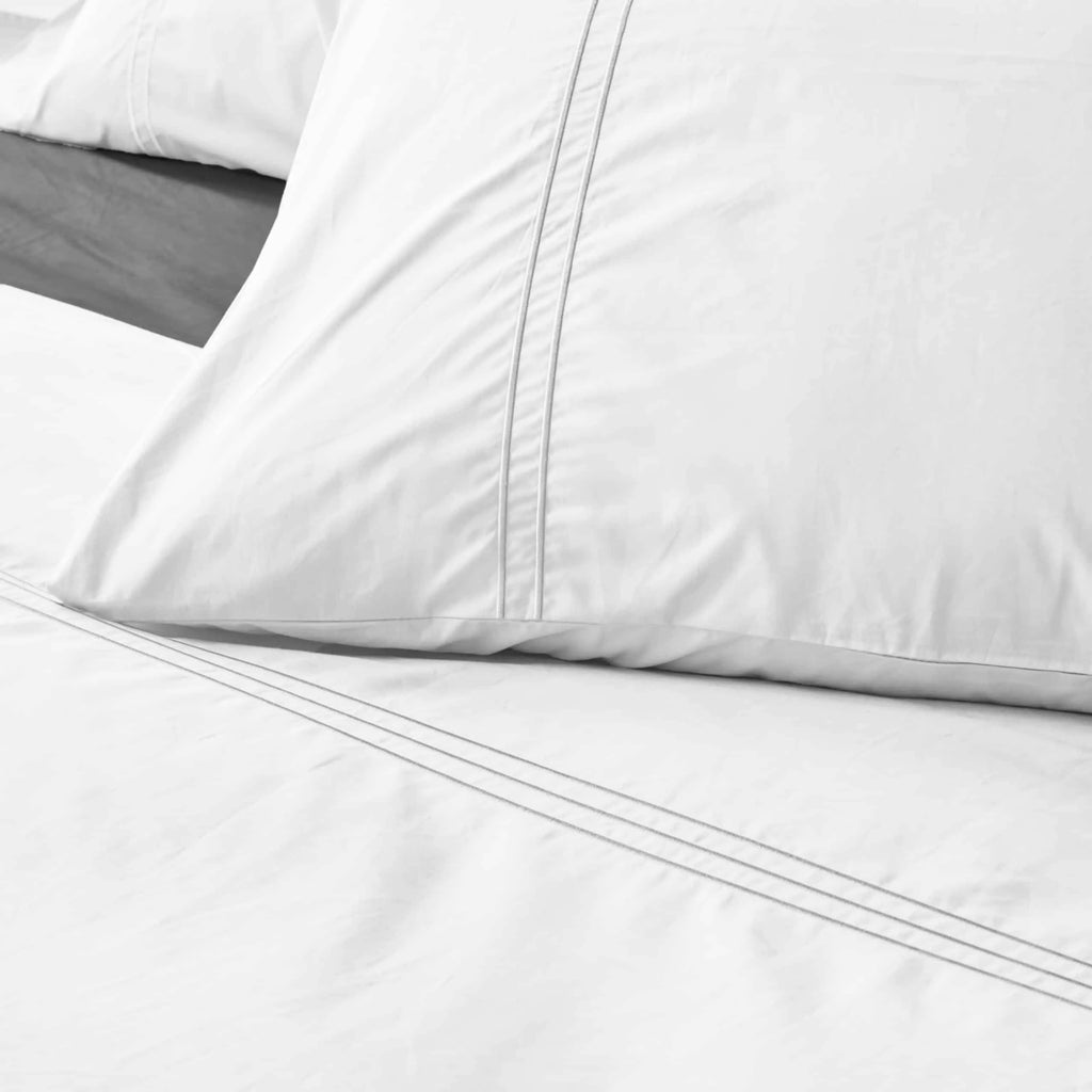 Dekbedovertrek 100% Egyptisch Percale Katoen Effen Wit