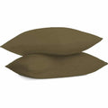Dreamers Den – Kussensloop Half Linnen – Donker Groen 60x70cm 2-PACK