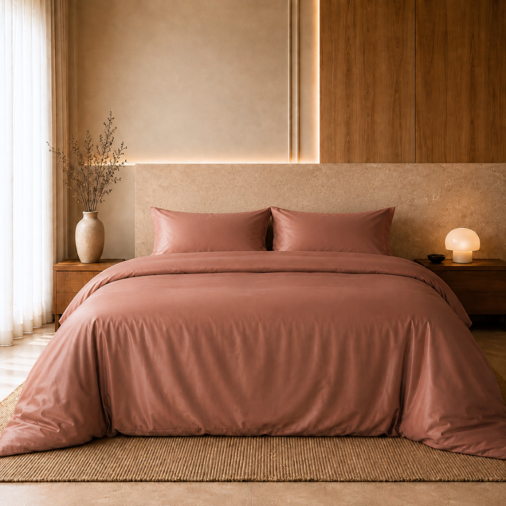 Dreamers Den Duvet Cover TENCEL™ Lyocell - Brique
