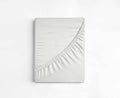 Dreamers Den Topper Fitted Sheet Cotton Sateen Ecru