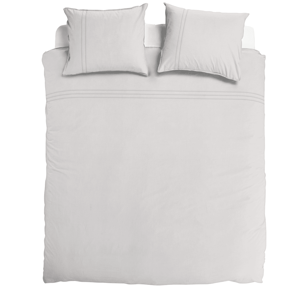 Duvet Cover 100% Egyptian Cotton Plain Warm Grey