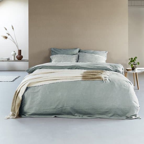 Duvet Cover 50% Cotton/Linen Green