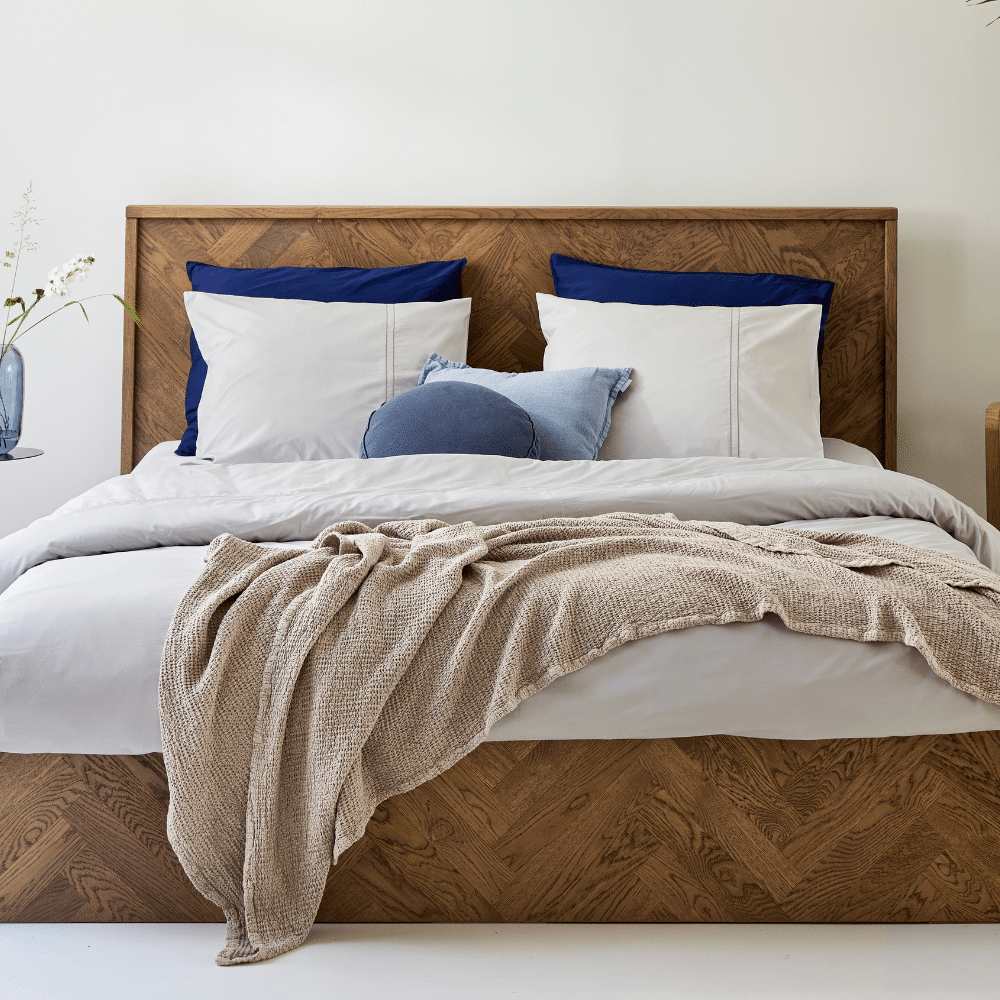 Duvet Cover 100% Egyptian Cotton Plain Warm Grey