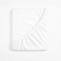 Dreamers Den Molton Fitted Sheet White 100% Organic Cotton