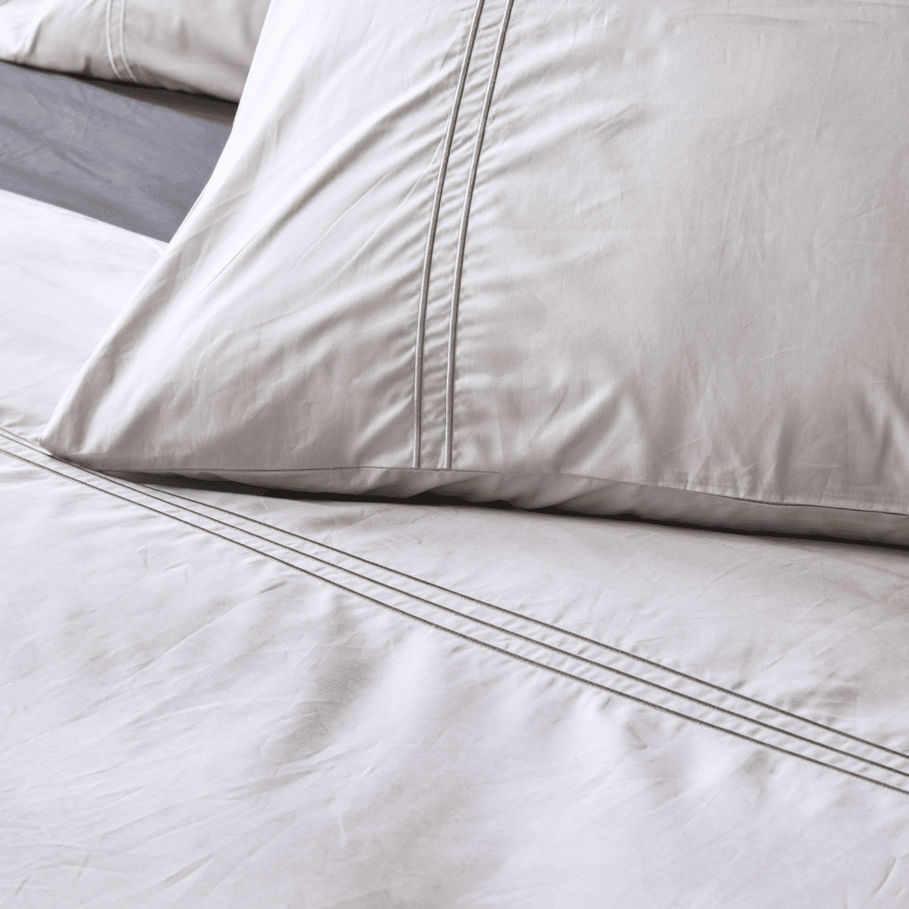 Duvet Cover 100% Egyptian Cotton Plain Warm Grey