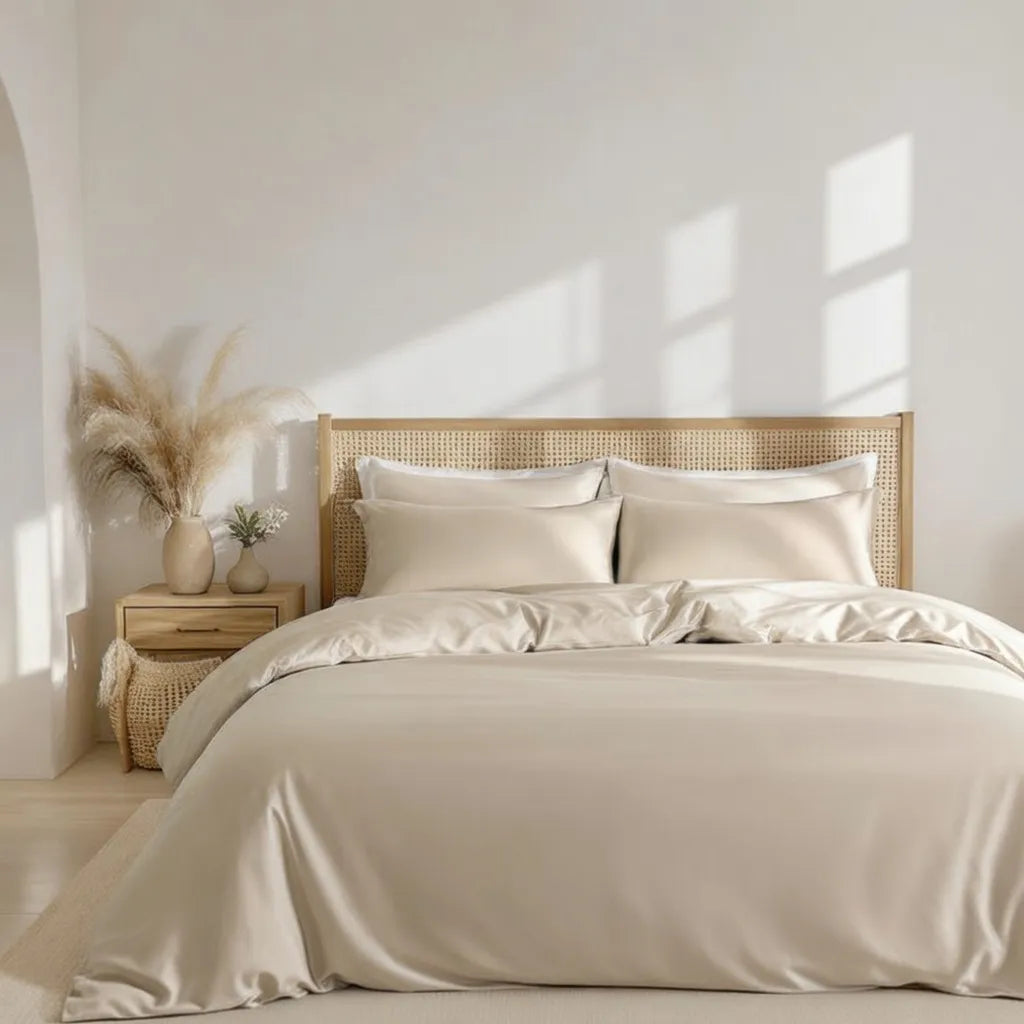 Dreamers Den Dekbedovertrek TENCEL™ Lyocell – Zand
