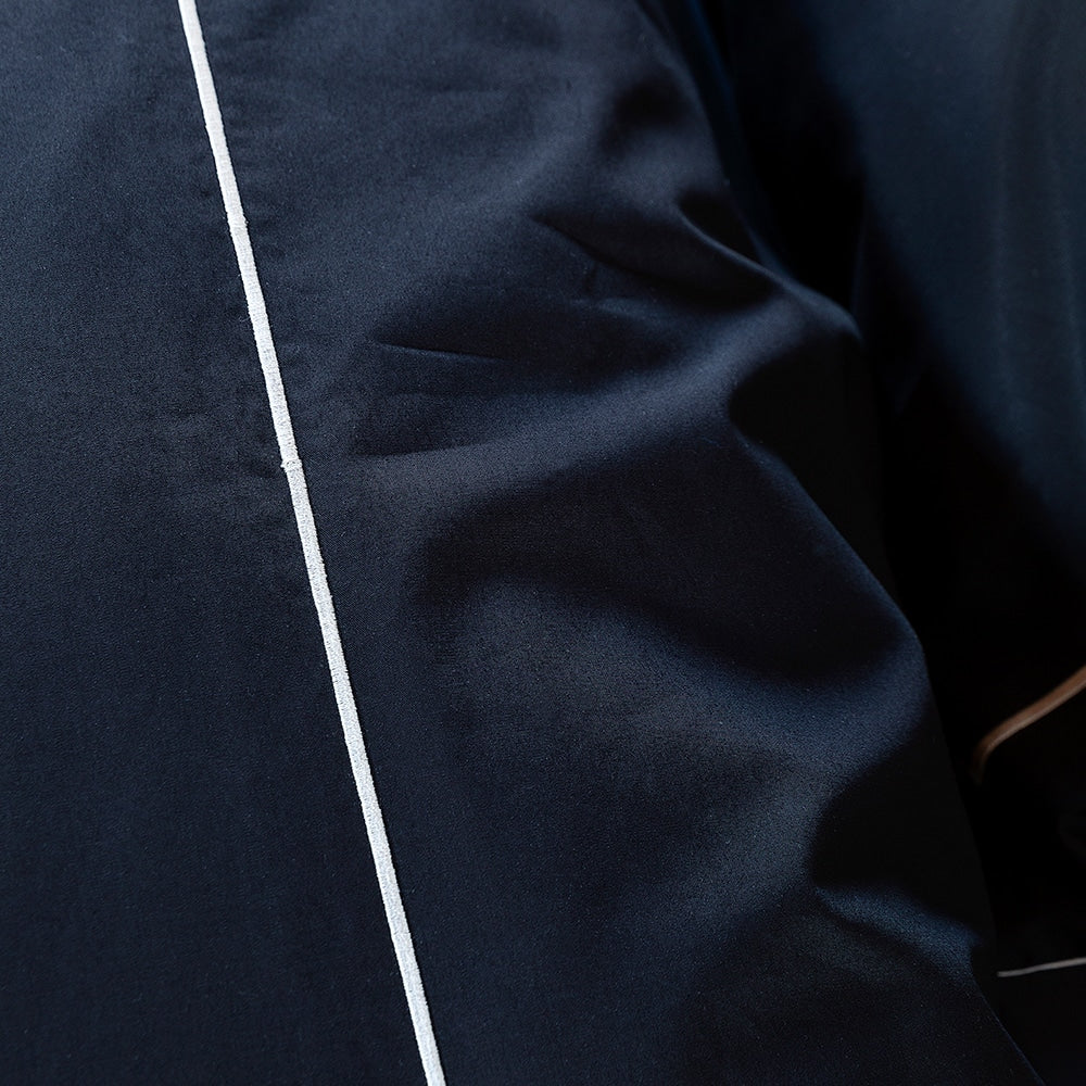 Duvet Cover 100% Egyptian Cotton Reversible Black / White