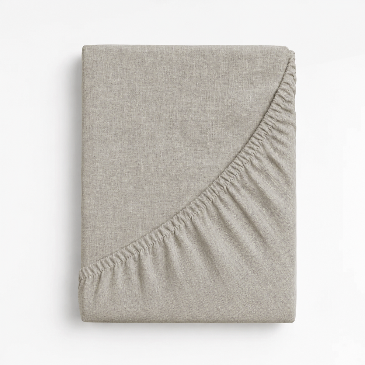 Dreamers Den Fitted Sheet Cotton/Linen Natural