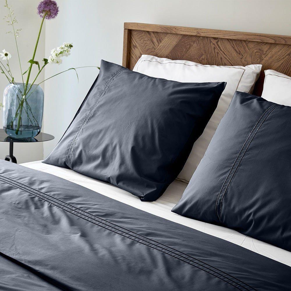 Duvet Cover 100% Egyptian Cotton Plain Anthracite