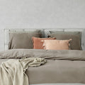 Dreamers Den Kussenslopen set 100% Gewassen Katoensatijn Taupe 2x 60x70cm