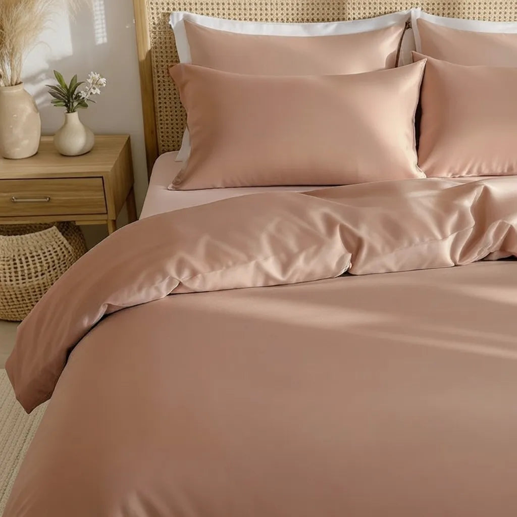 Dreamers Den Dekbedovertrek TENCEL™ Lyocell – Brique