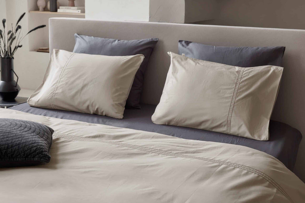 Duvet Cover 100% Egyptian Cotton Plain Sand
