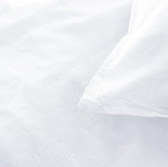 Dreamers Den Duvet Cover Half Linen White