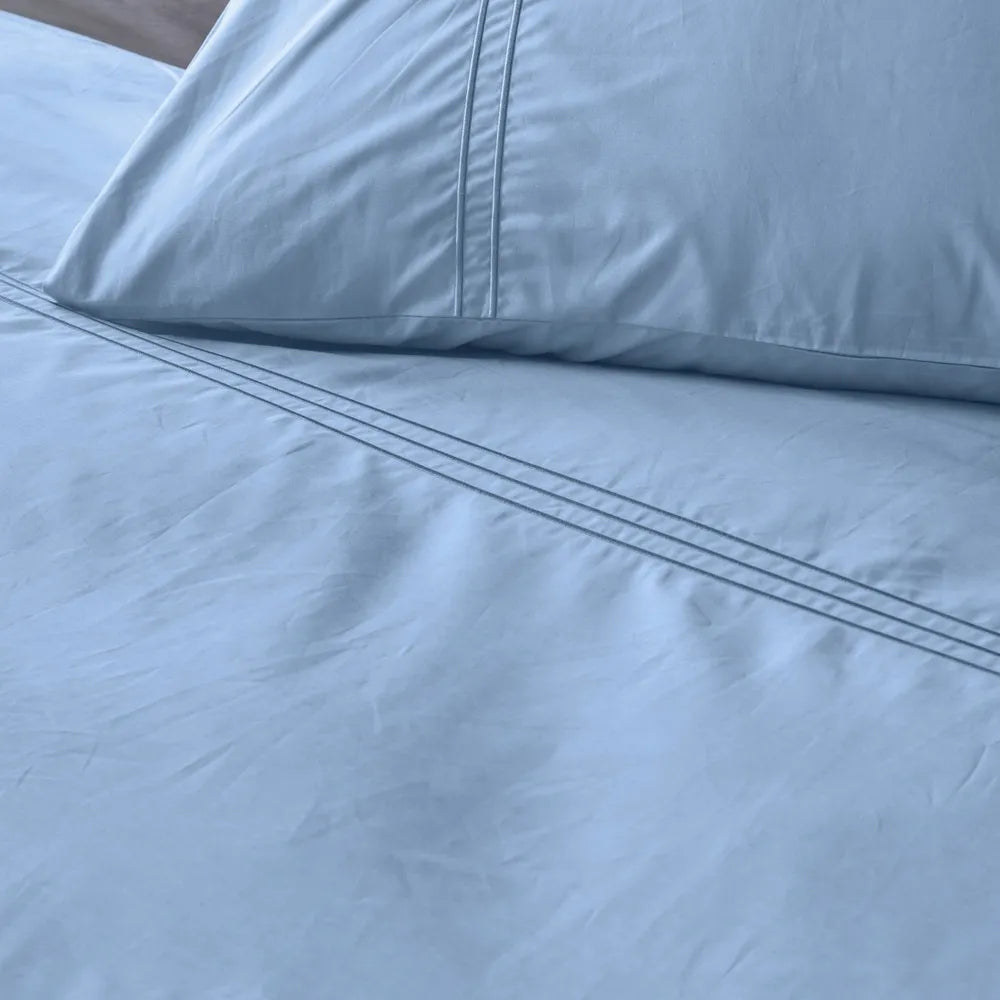Dekbedovertrek 100% Egyptisch Katoen Effen Blauw