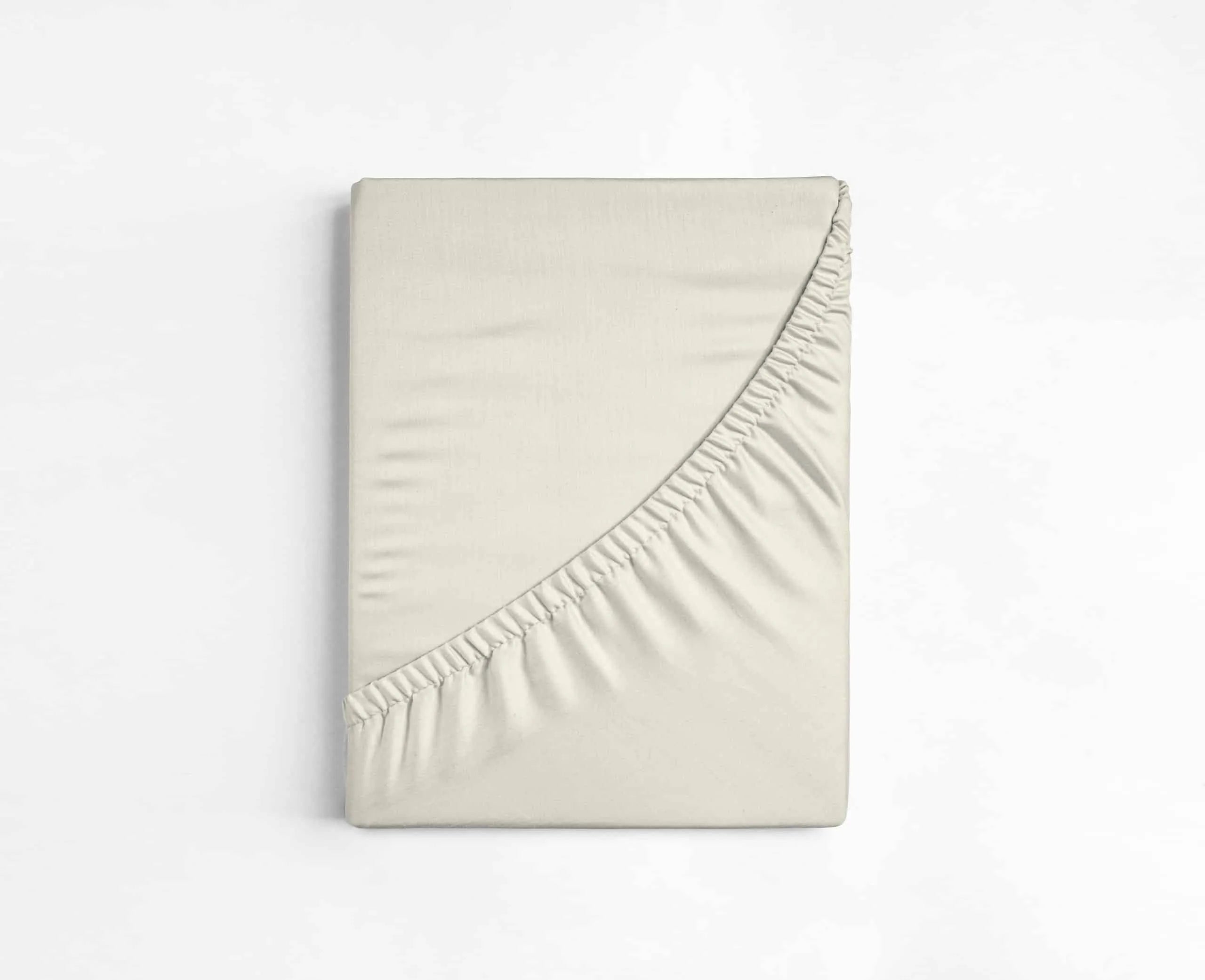 Dreamers Den Split Topper Hoeslaken Egyptisch Percale Katoen Creme / Ecru