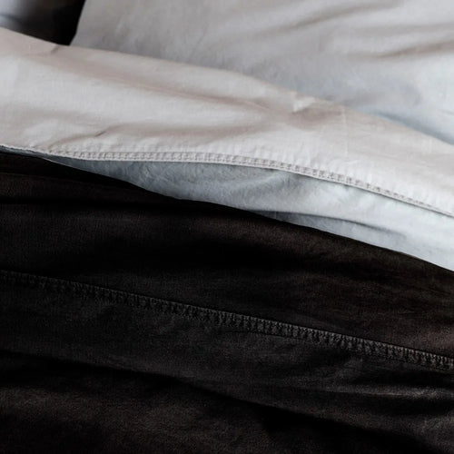 De Rode Draad Dekbedovertrek Stonewashed Antraciet