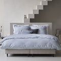 Dreamers Den Duvet Cover Mariam TC 400 Egyptian Cotton Sateen Light Blue