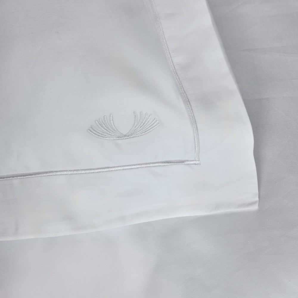 Dreamers Den Duvet Cover Mariam TC 400 Egyptian Cotton Sateen White
