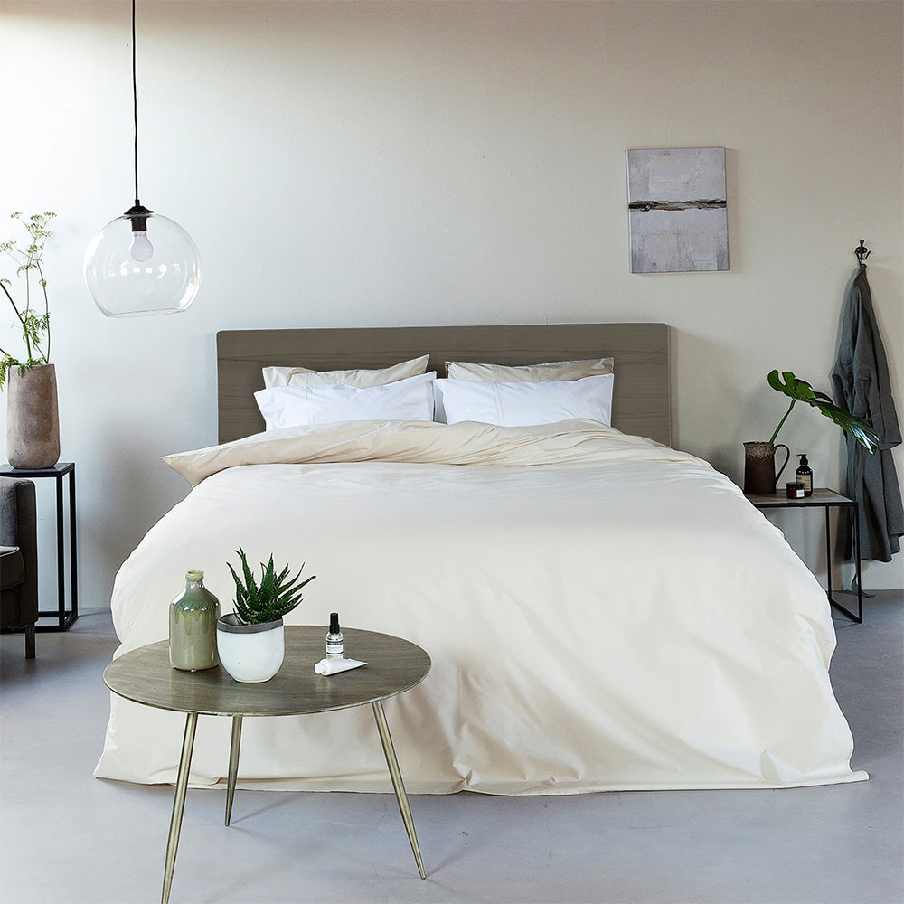 Duvet Cover 100% Egyptian Cotton Plain Ecru