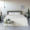 Duvet Cover 100% Egyptian Cotton Plain Ecru