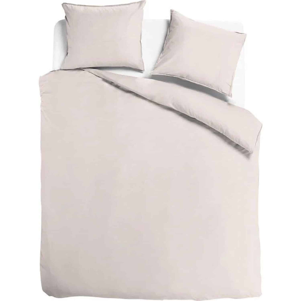Duvet Cover 100% Washed Cotton Sateen Natural 300TC