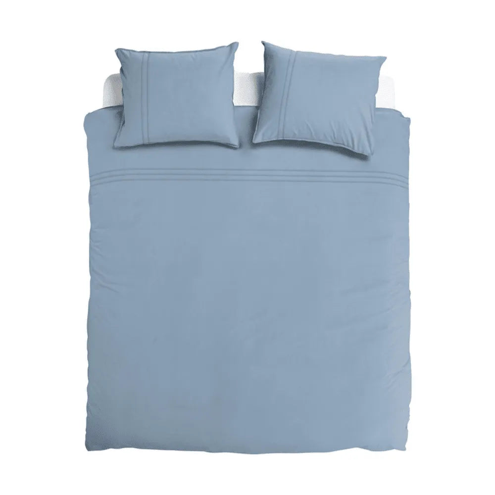 Dekbedovertrek 100% Egyptisch Katoen Effen Blauw