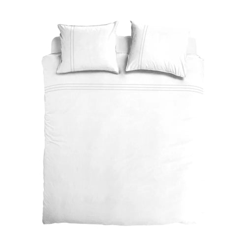 Dekbedovertrek 100% Egyptisch Percale Katoen Effen Wit