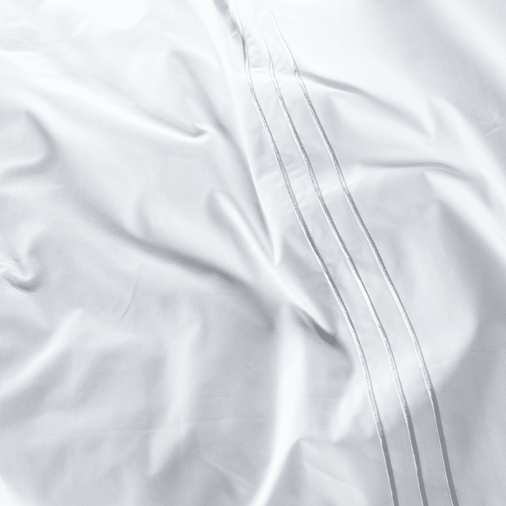 Duvet Cover 100% Egyptian Crispy Percale Cotton Plain White