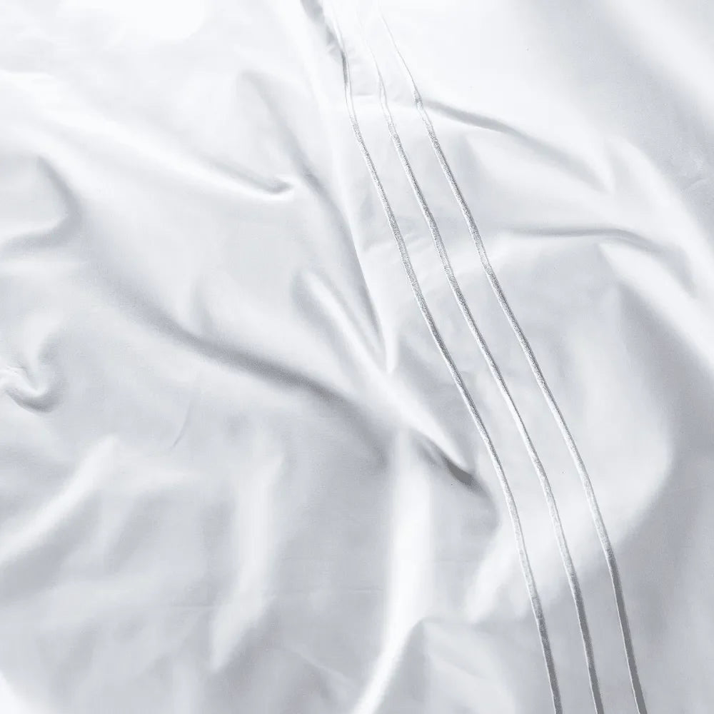 Dekbedovertrek 100% Egyptisch Percale Katoen Effen Wit