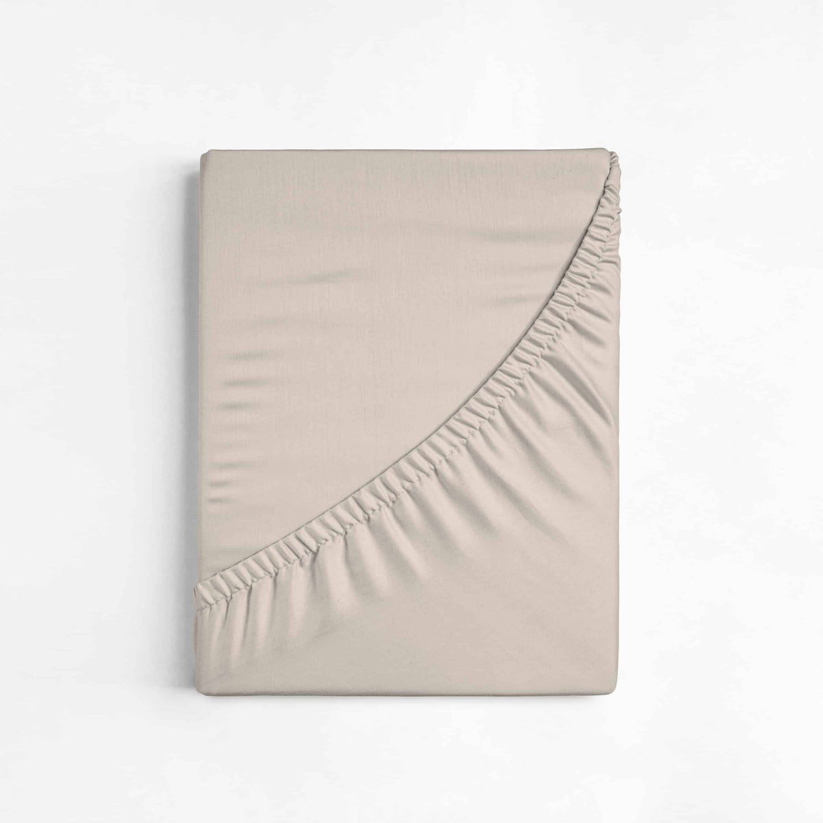 Dreamers Den Premium Jersey Elastane Topper Fitted Sheet Organic Cotton Natural