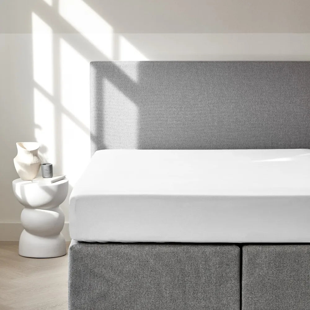 Dreamers Den Hoeslaken Egyptisch Percale Katoen Wit
