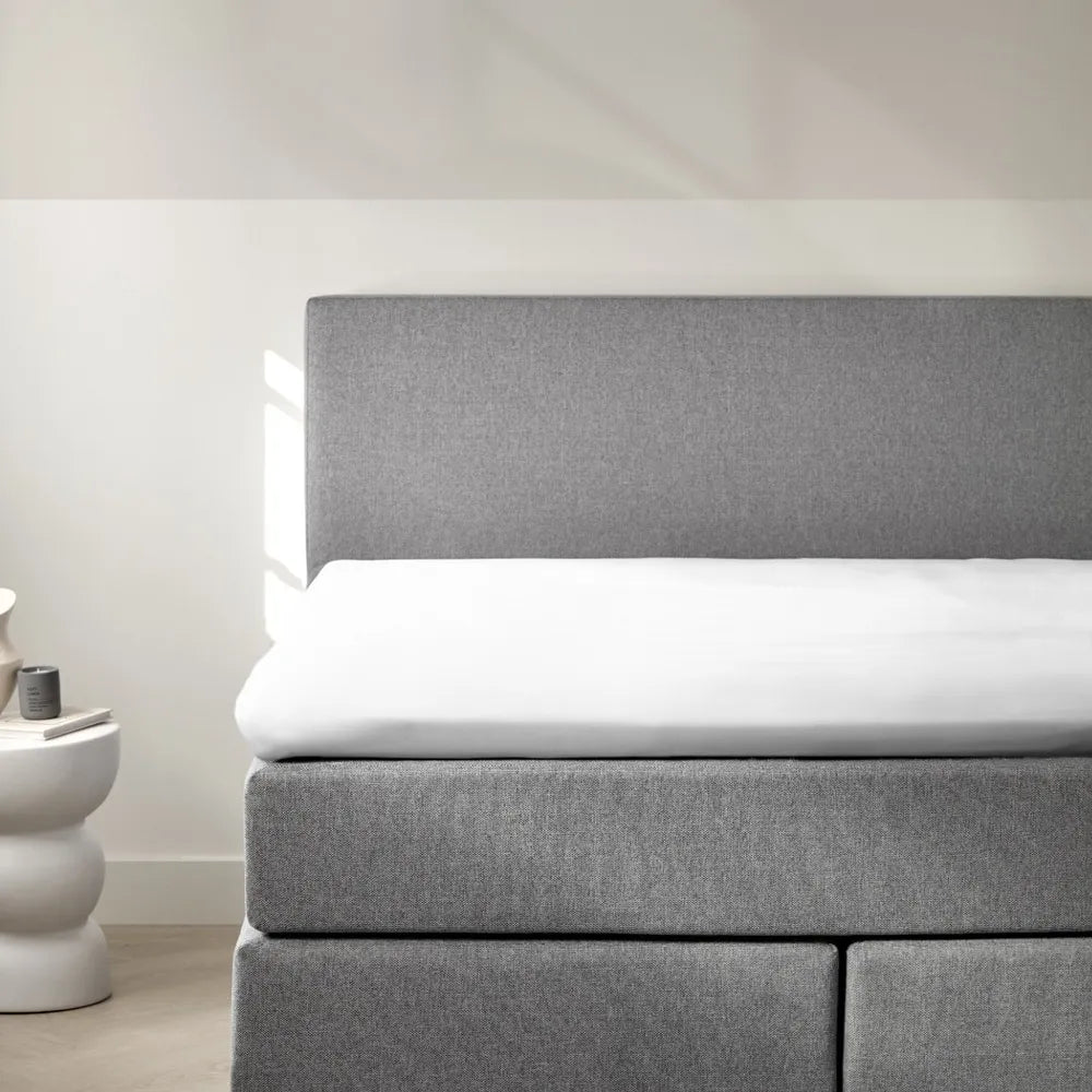 Dreamers Den Topper Hoeslaken Egyptisch Percale Katoen Wit
