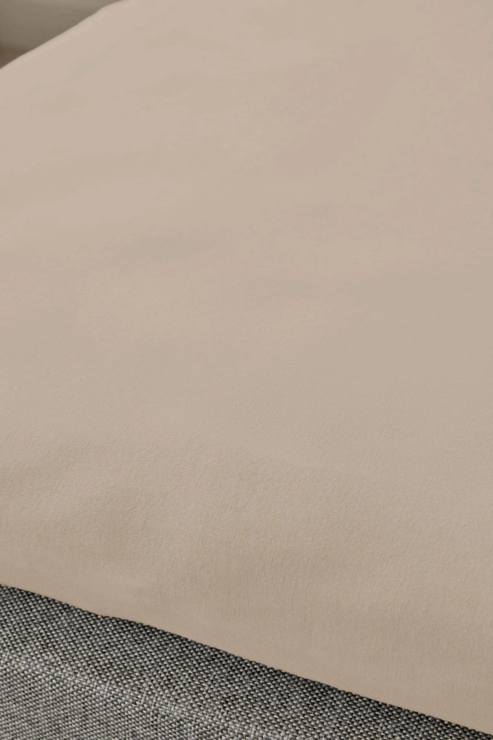 Dreamers Den Premium Jersey Elastan Split Topper Hoeslaken Biologisch Katoen Naturel