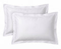 Dreamers Den 100% Cotton Sateen Oxford Pillowcases White