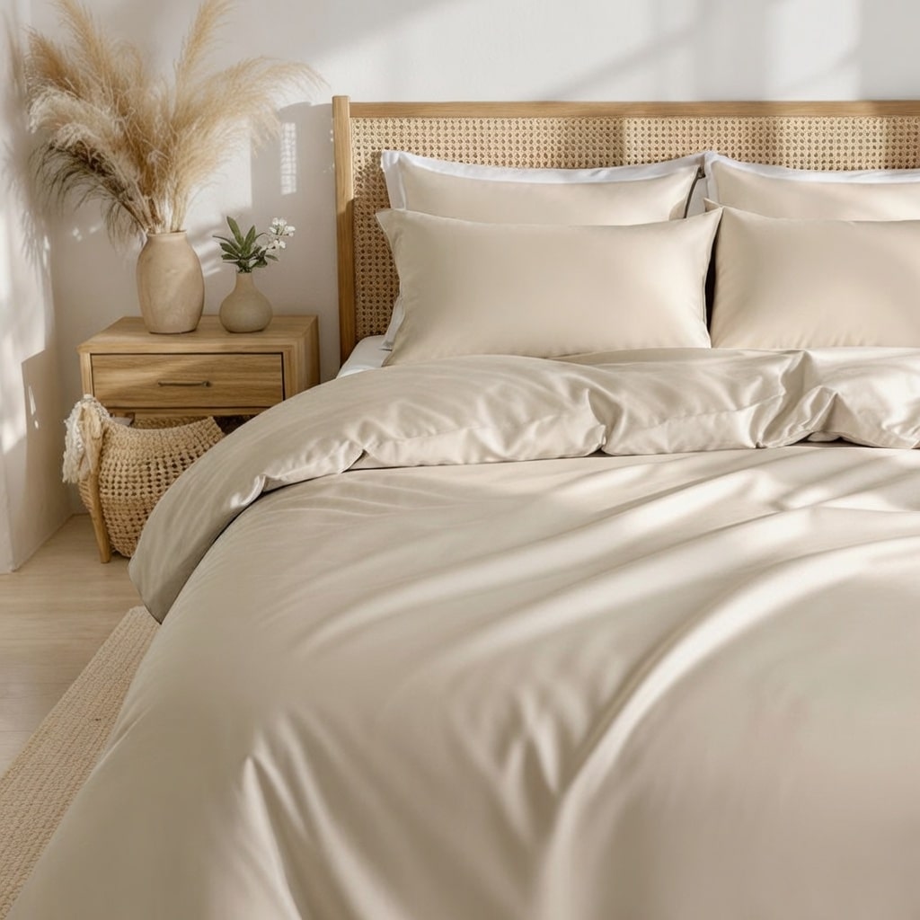 Dreamers Den Duvet Cover TENCEL™ Lyocell - Sand