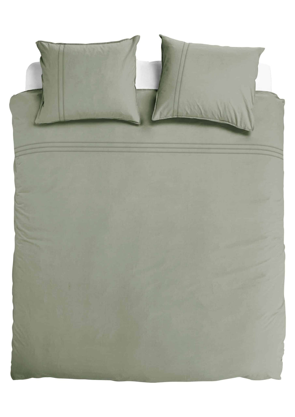 Duvet Cover 100% Egyptian Cotton Plain Green