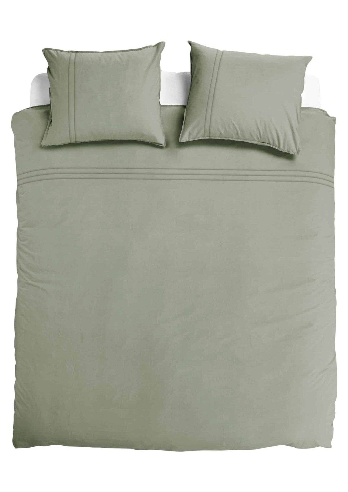 Duvet Cover 100% Egyptian Cotton Plain Green