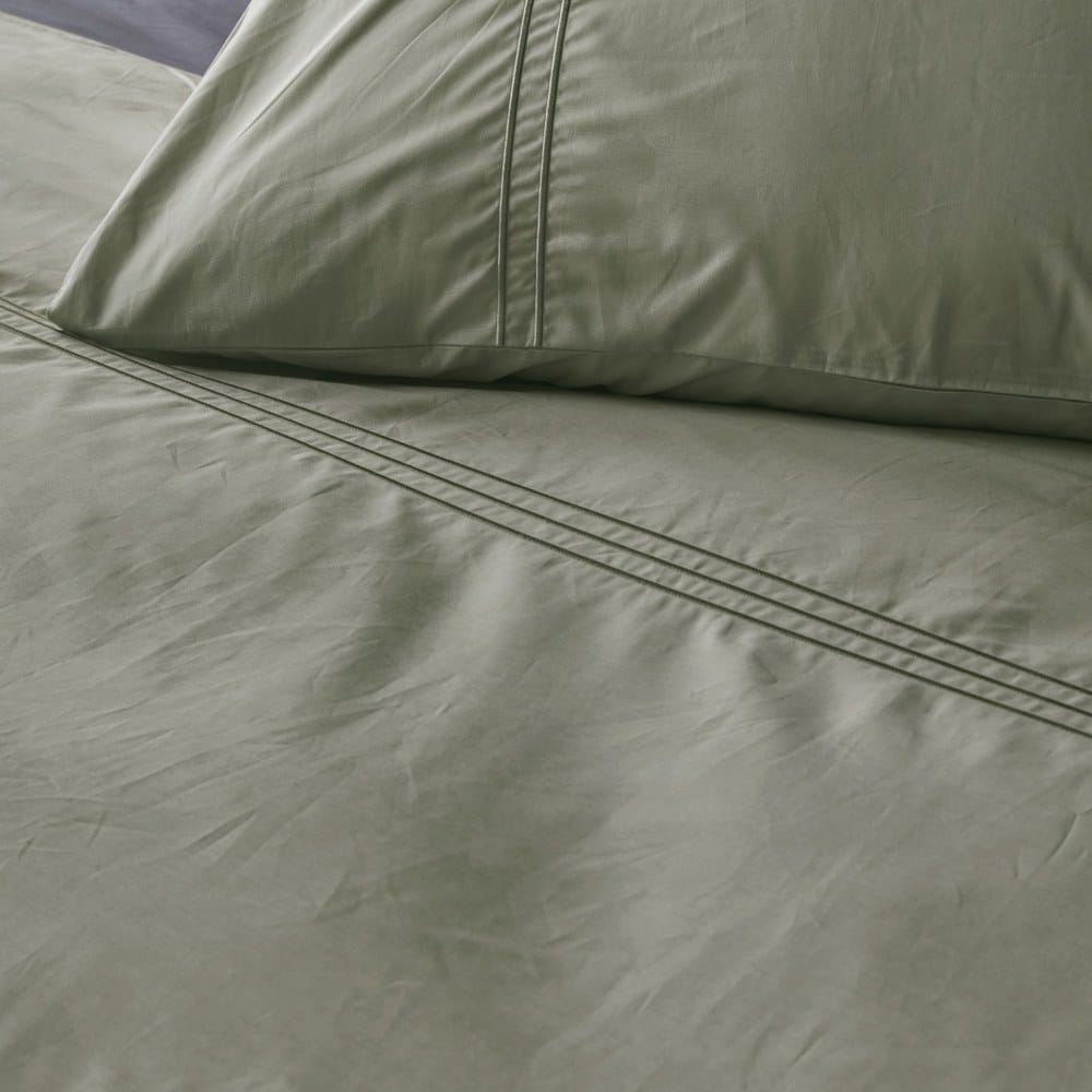 Duvet Cover 100% Egyptian Cotton Plain Green