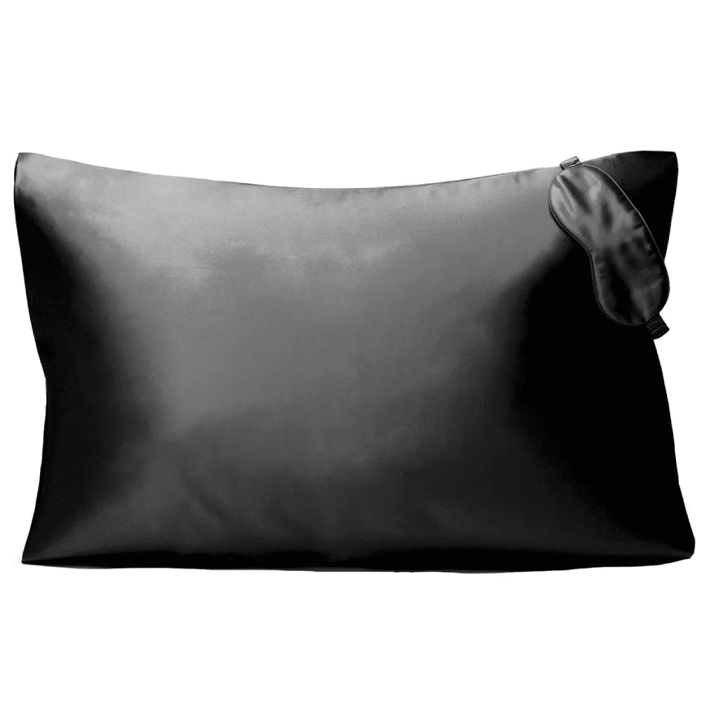100% Moerbei Zijden Kussensloop Donker Grijs 60×70 cm