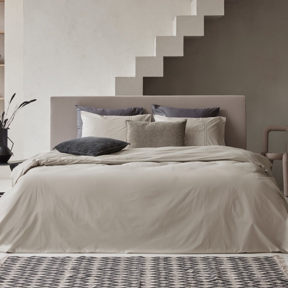 Duvet Cover 100% Egyptian Cotton Plain Sand