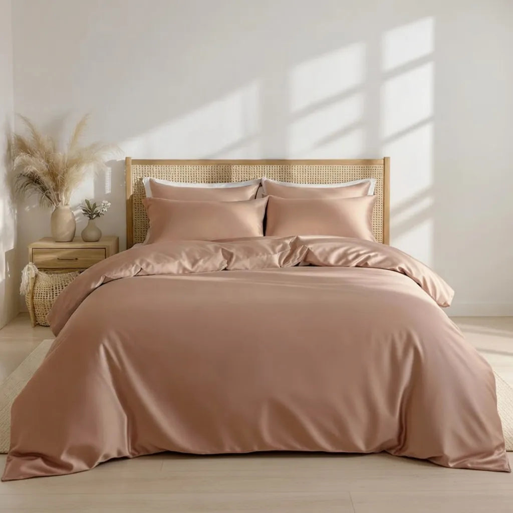 Dreamers Den Dekbedovertrek TENCEL™ Lyocell – Brique