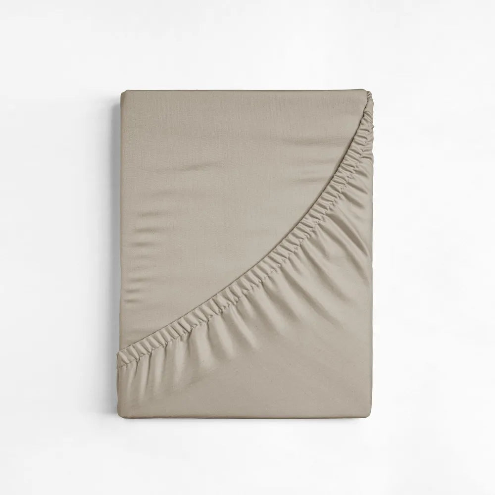 Dreamers Den Split Topper Hoeslaken Egyptisch Percale Katoen Zand