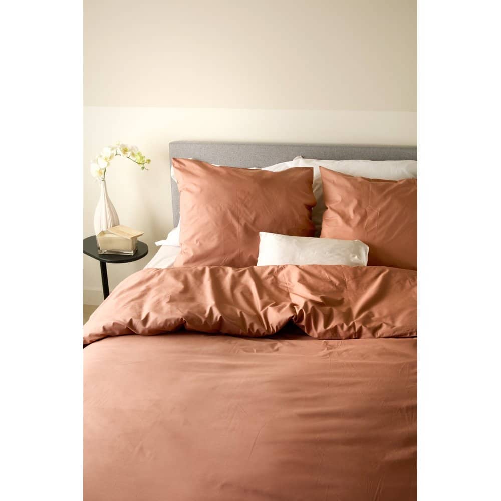 Duvet Cover 100% Egyptian Cotton Plain Brique