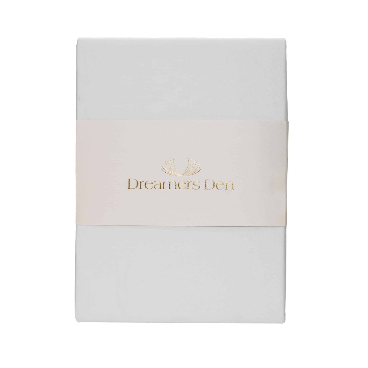 Dreamers Den Premium Jersey Elastane Fitted Sheet Organic Cotton White