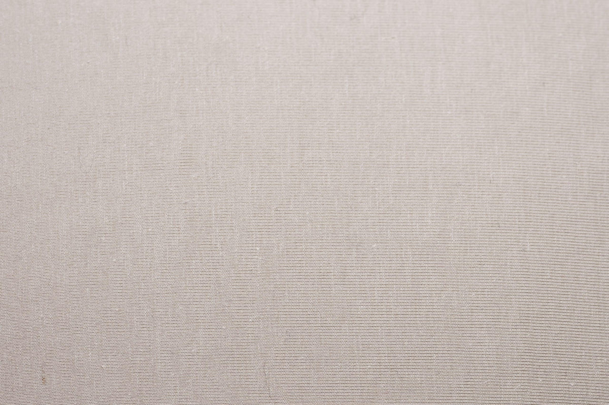Dreamers Den Premium Jersey Elastane Split Topper Fitted Sheet Organic Cotton Natural